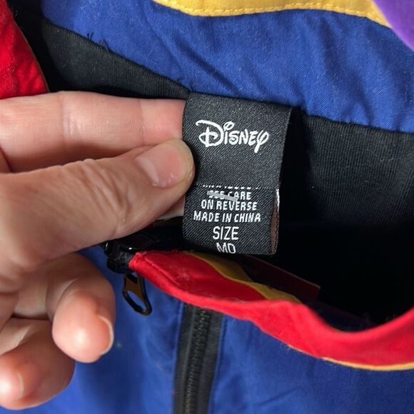 Disney Marvel Zip Up Wind Breaker Jacket Nwot Size Medium Spider-Man - Picture 3 of 6